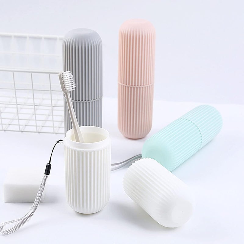 Toothbrush And Toothpaste Cover Holder Moisture Resistant Travel Case Portable Ventilated Toothbrush Protector Dust Proof Storage (Green) - Image 5
