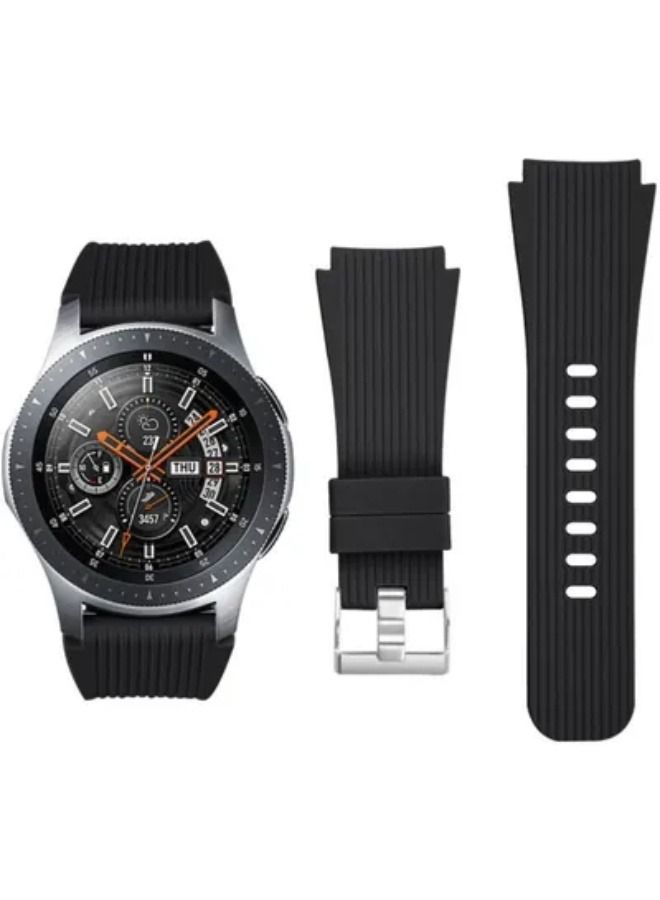 حزام ساعة ذكية من السيليكون الكلاسيكي لساعة سامسونج جالاكسي Sm-R800 - Image 1