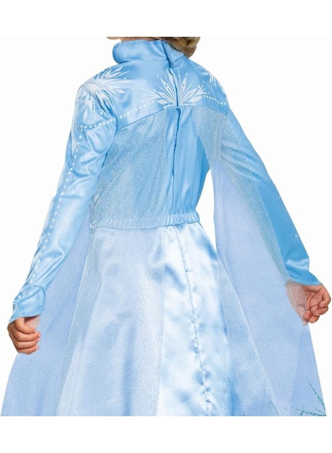 Disguise Disney Frozen Elsa Traveling Costume 3-4 Years | Kids Princess Fancy Dress Outfit | Toddler Elsa Dress-Up Gown from Frozen - Image 2