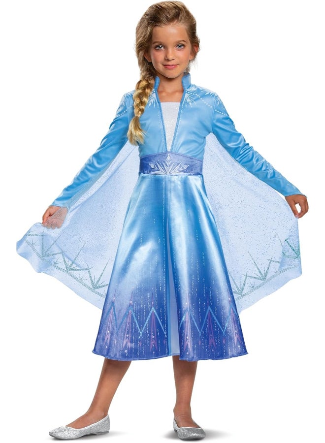 Disguise Disney Frozen Elsa Traveling Costume 3-4 Years | Kids Princess Fancy Dress Outfit | Toddler Elsa Dress-Up Gown from Frozen - Image 3