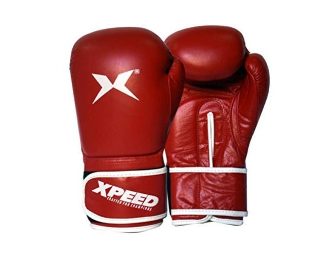 XPEED Contest Boxing PU Glove (RED, 10oz) - Image 1