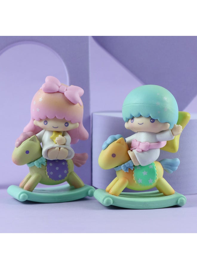 Sanrio Hand-held Melody Jade Cinnamon Dog Kulomi Blind Box Toy Gashapon Doll Trembles Live Wholesale-Color:Rocking Horse Melody - Image 5