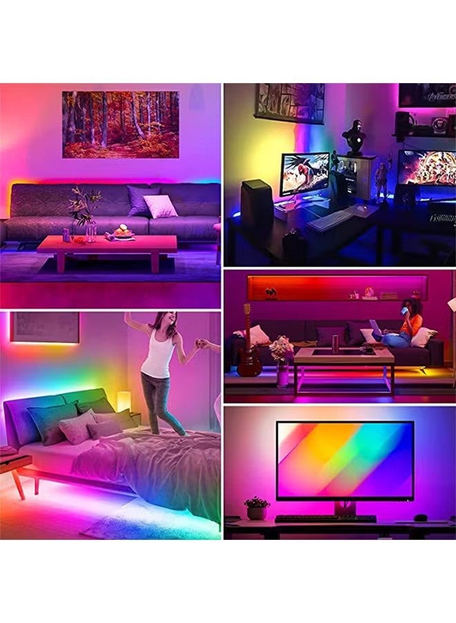 JS 10m Led Strip Lights, Bluetooth RGB Light with APP Control, Timer Setting, Music Mode, Led Light Strip for Decoration, Bedroom, PC, Cabinet - Image 5