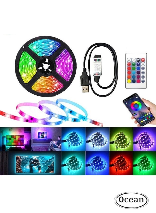 JS 10m Led Strip Lights, Bluetooth RGB Light with APP Control, Timer Setting, Music Mode, Led Light Strip for Decoration, Bedroom, PC, Cabinet - Image 1