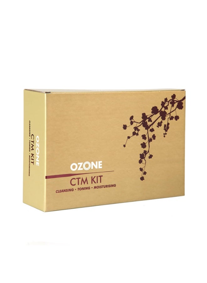 Ozone Cleansing Toning Moisturizing Kit | Facial Kit For Men & Women | Ideal For All Skin Types Glowing Skin, Bright & Radiant Complexion | Reduces Fine Line & Wrinkles | 300 gm - Image 1