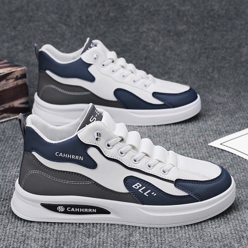 Work Men'S Shoes Autumn Leather Waterproof Non-Slip Slip-On Small White Sneakers Men'S 2024 Casual Safety Shoes - Image 4
