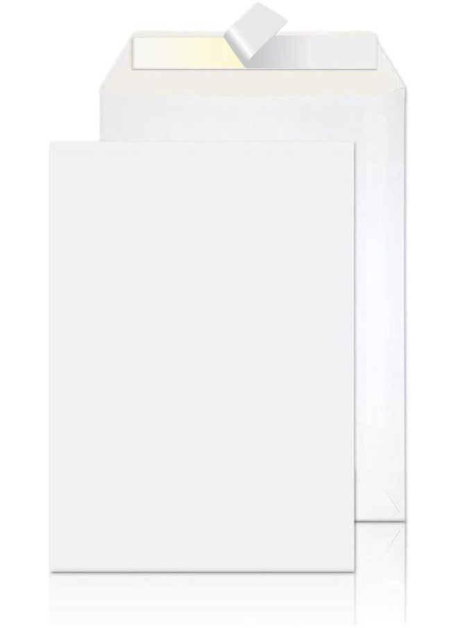 MARKQ - A5 White Envelopes 2510X 228 Mm Self Sealing Mailing Envelope For Posting Mailing Home Office And Ecommerce 100Gsm Pack Of 50 - Image 1