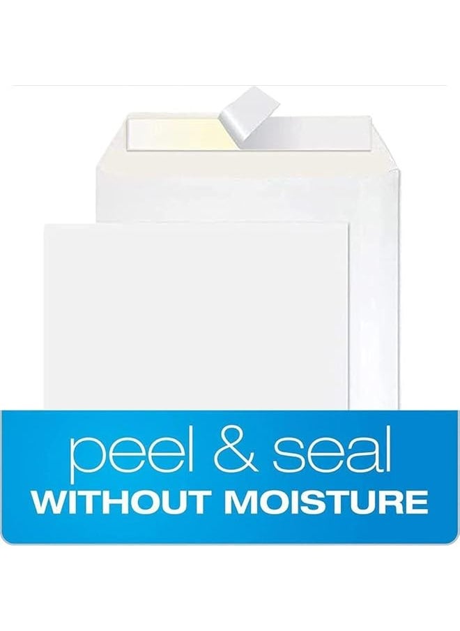 MARKQ - A5 White Envelopes 2510X 228 Mm Self Sealing Mailing Envelope For Posting Mailing Home Office And Ecommerce 100Gsm Pack Of 50 - Image 1