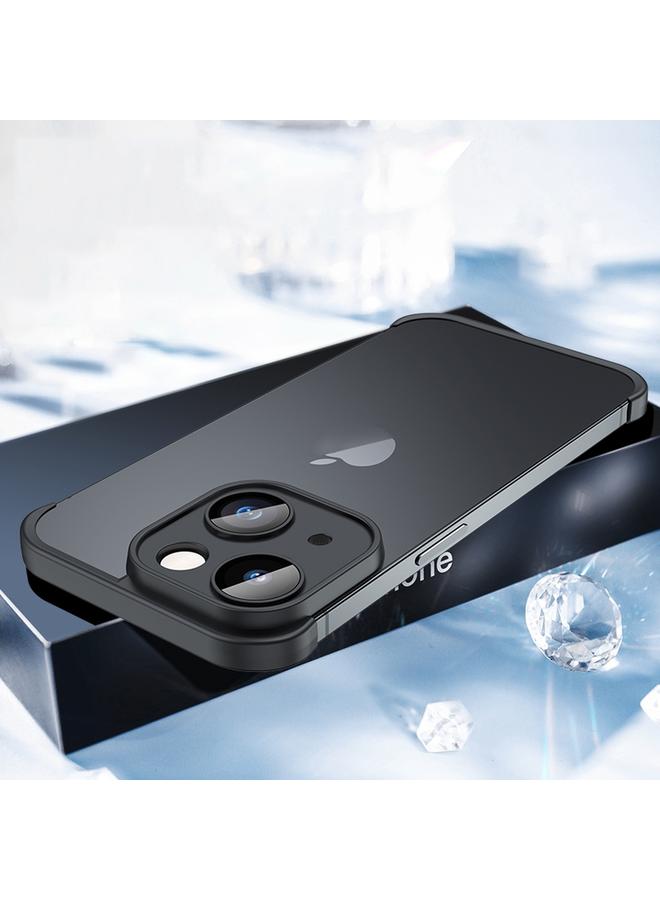 S-TOP Case For iPhone 14 Plus Four Corners + Camera TPU Phone Protective Frame - Image 1