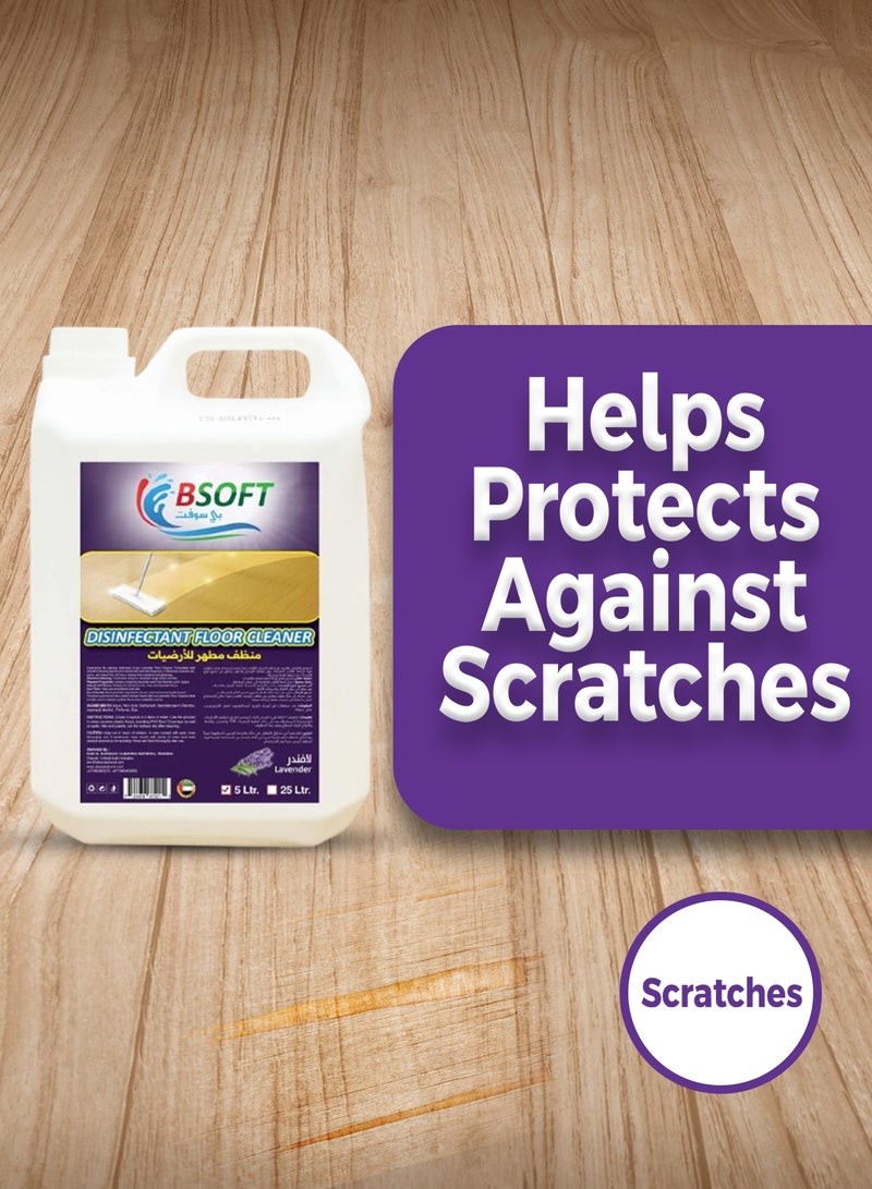 BSOFT Disinfectant Floor Cleaner Liquid with Lavender Scent 5 Liter - Image 4