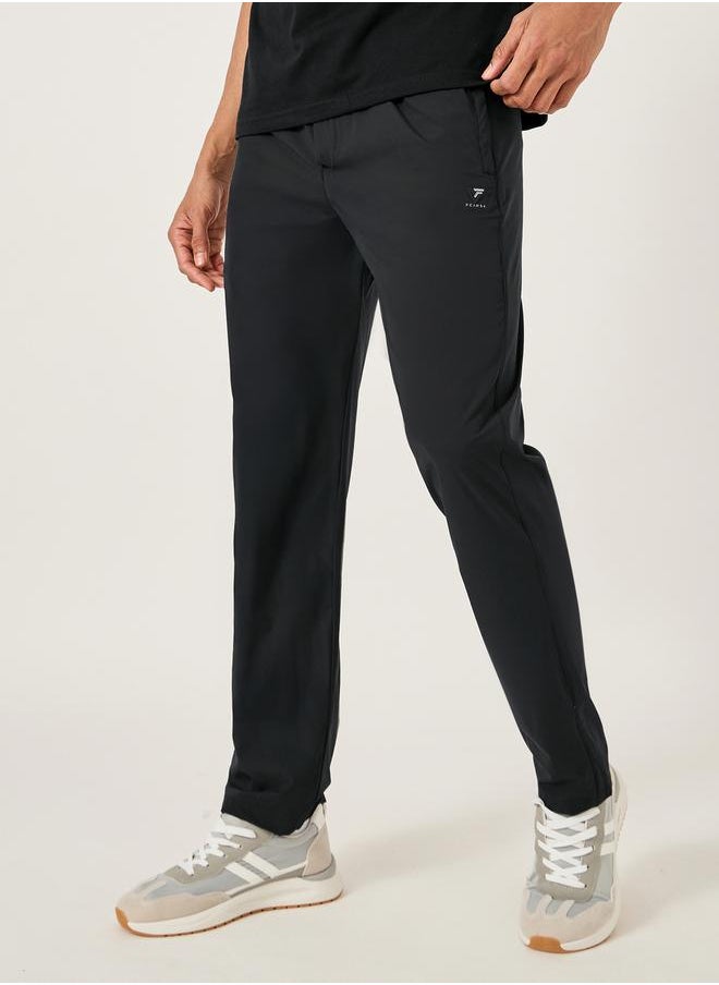 Fort Collins Mid Rise Regular Fit Track Pant with Drawstring by Styli  - Image 1