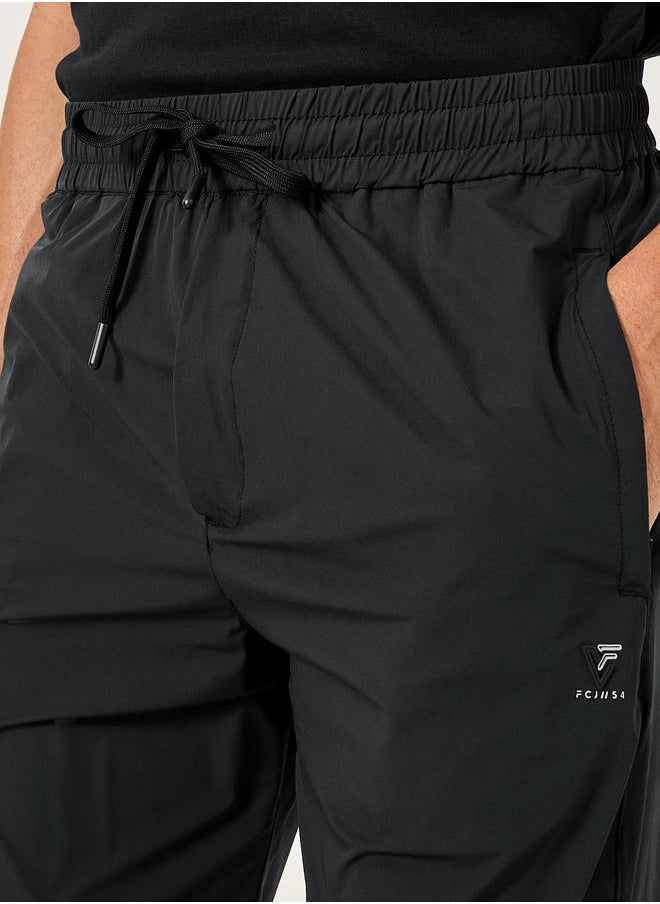Fort Collins Mid Rise Regular Fit Track Pant with Drawstring by Styli  - Image 3