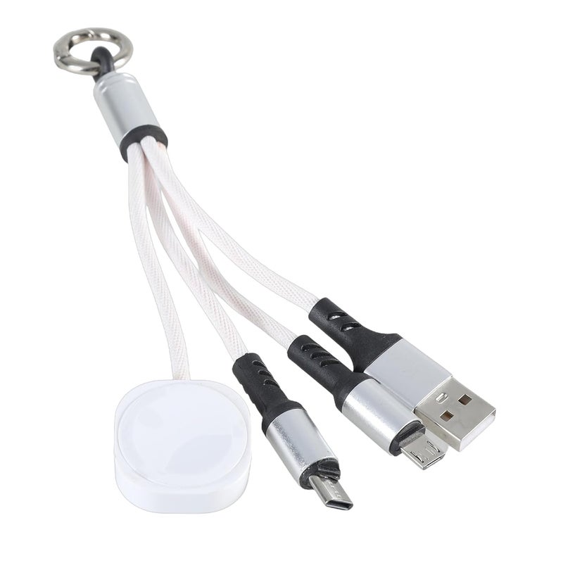 سلك شحن USB مع موصلات USB و Type C ووظيفة شحن الساعة لسلك جهاز Watch 7/6/5/4/3 - Image 4