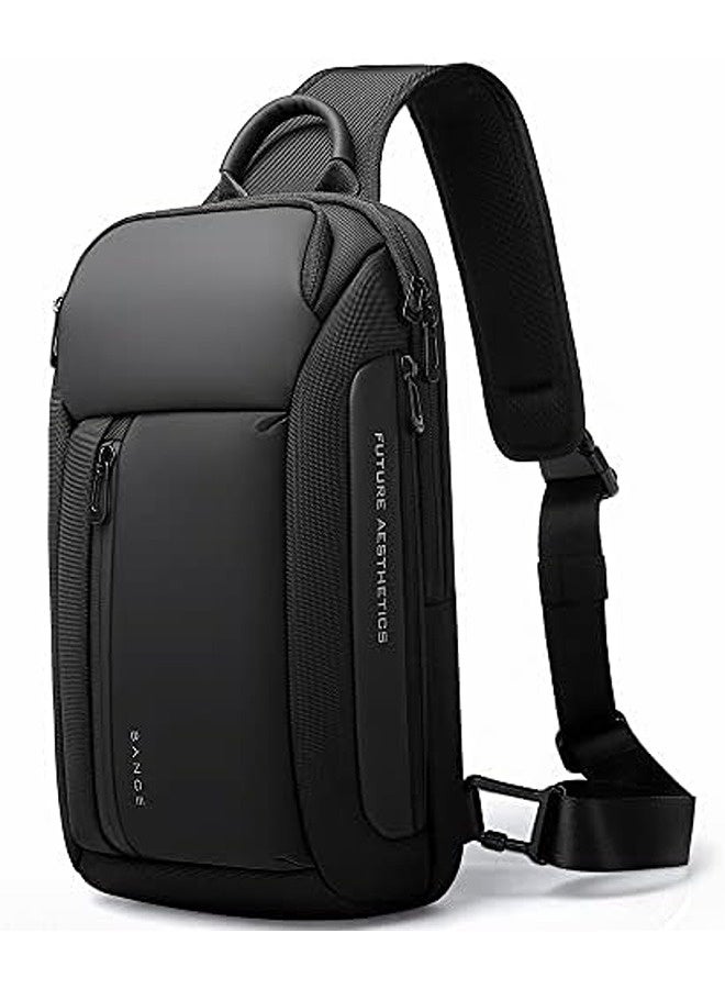 BANGE Sling Bag, Waterproof Men’s Crossbody Chest Bag, Lightweight Shoulder Backpack with USB Charging Port, Anti-Theft Design, Durable Travel Everyday Bag - Image 1