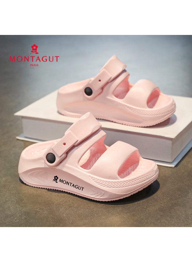Montagut Children's Slippers Girls Summer Sports Non-slip Soft Sole Beach Sandals For Kids Ages 6-12 - Image 1