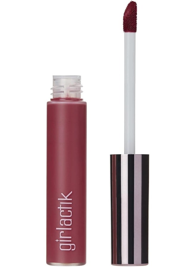 girlactik Liquid Lipstick. Stay All Day Creamy & Waterproof Matte Lipliquid. Moisturizing Hydrating, Smudge Proof, For Dry Lips - Blossom - Image 2
