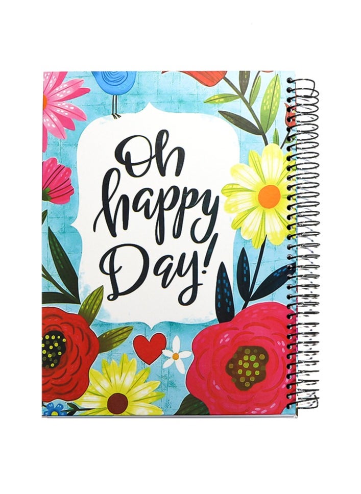 Generic - A4 Hard Cover Wire Sketch Book Dividers (4 Items)4 SUB(160 Sheets)-Multi-graphics - Image 1