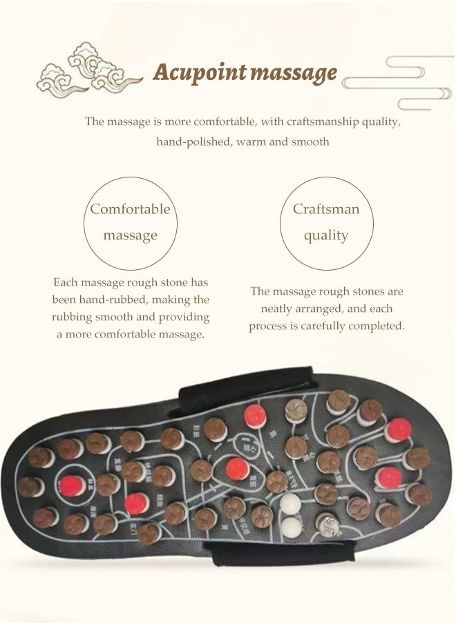 Generic Massage Slippers for Plantar Fasciitis for Men Women, Acupuncture Slippers Plantar Pain Relief Non-Slip Massage Sandals Men Stress Relief for Bath, Relieve Heel Arch Arthritis Neuropathy Pain  - Image 3