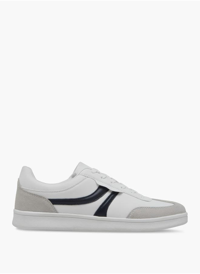 LBL by Shoexpress - Men's Panelled Sneakers with Lace-Up Closure - Image 1