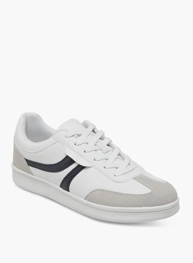 LBL by Shoexpress Men's Panelled Sneakers with Lace-Up Closure