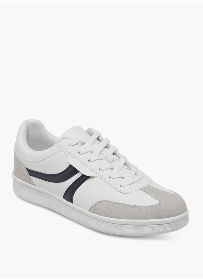 LBL by Shoexpress - Men's Panelled Sneakers with Lace-Up Closure - Image 1