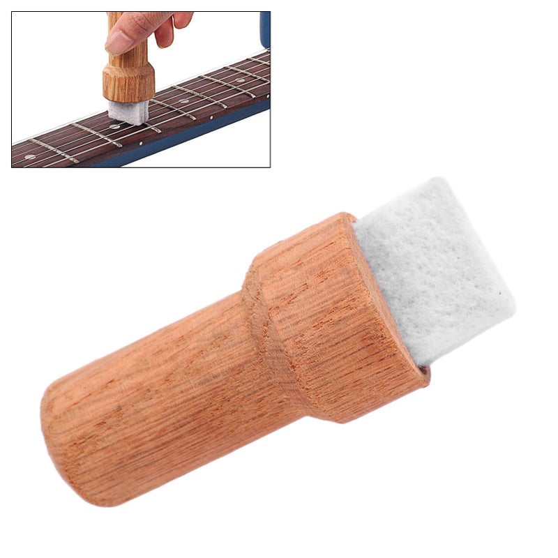 String Cleaner Brush Guitar Fret Cleaner Instrument Cleaning Tool For Bass Ukulele 7 4 X 2 2 X 2 2 Cm - Image 4