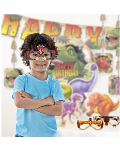 Excefore Building Blocks Glasses Kits, 9Pcs Building Blocks Party Bag Fillers, DIY Creative Eyeglasses Toys, Funny Party Glasses Decoration, for Kids Party Favour  - Image 5