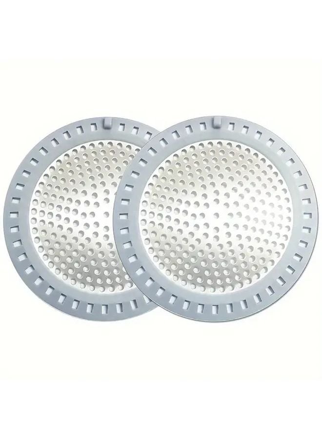 Style 2 Shower Hair Catcher Drain Filter Steel And Silicone Bath Protector Strainer Hair Trap - Image 1