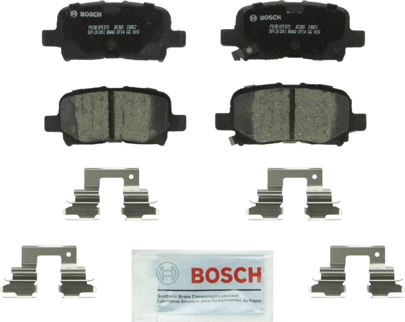 BOSCH BC865 QuietCast Premium Ceramic Disc Brake Pad Set - Compatible with Select Acura MDX; Honda Odyssey, Pilot; REAR - Image 4