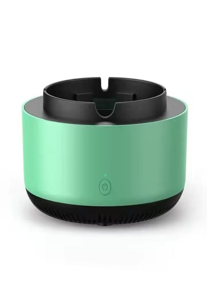SUKILO Rechargeable Portable Odor Control Air Circulation Tray for Car, Home, Office – Quiet Operation, 360° Air Intake System, Removable Easy-Clean Tray, Compact Design – Mint Green  - Image 1
