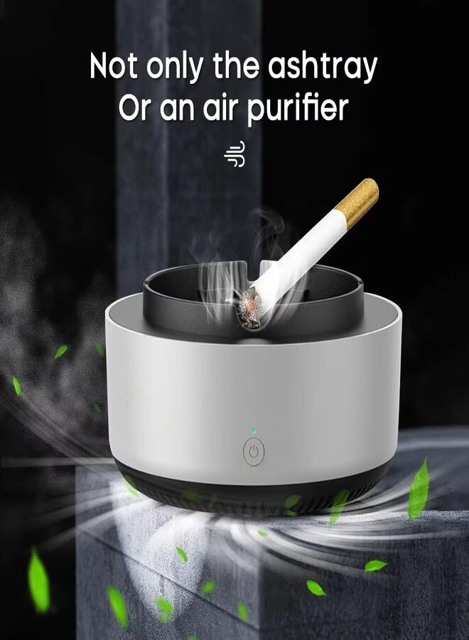 Rechargeable Portable Odor Control Air Circulation Tray for Car, Home, Office – Quiet Operation, 360° Air Intake System, Removable Easy-Clean Tray, Compact Design – Mint Green
