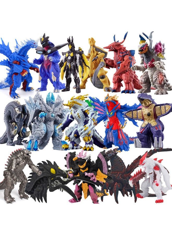 Large Soft Glue Monster Degas Blazer Monster Full Series Classic Big Monster Series Factory-Colors:93 Rainbow Monster 20cm