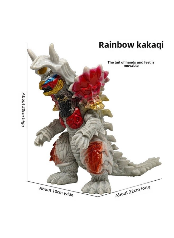 Large Soft Glue Monster Degas Blazer Monster Full Series Classic Big Monster Series Factory-Colors:93 Rainbow Monster 20cm