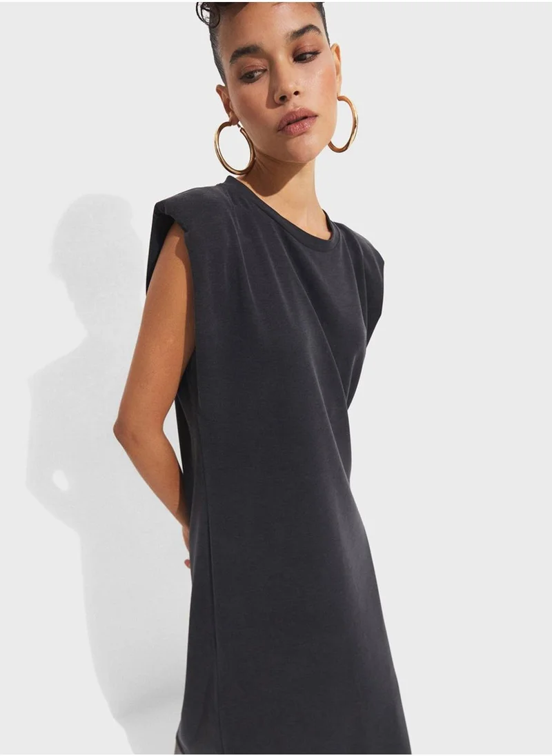 JUNE Sleeveless Muscle Dress