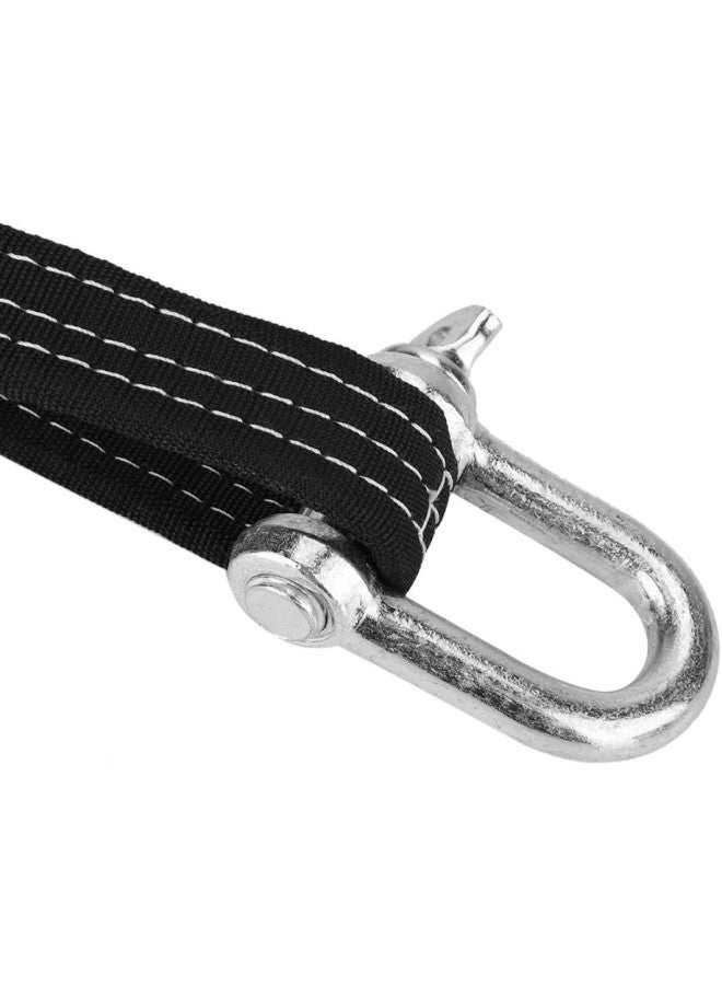 klarako Tow Rope,5M 8T Vehicle Relief Tow Strap FluorescentTow Strap Towing Rope with Hook w/Gloves