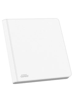 Ultimate Guard Xenoskin Quadrow Zipfolio 12 Pocket Card Storage Binder Portfolio White  - Image 2