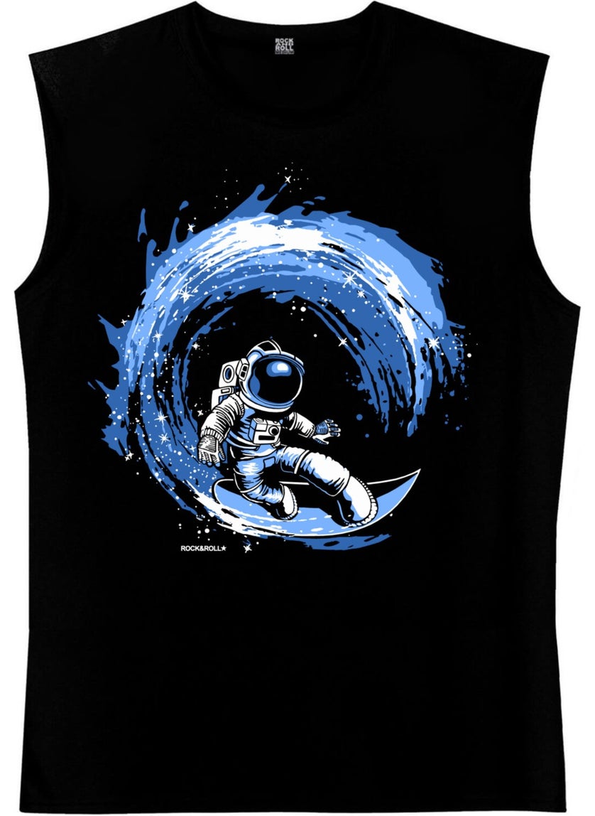 Galactic Surfer Black Cut Sleeve / Sleeveless Men's T-Shirt - pzsku/ZF07381C68E45C40C1995Z/45/_/1739291137/06dcc161-c5be-4714-a6e8-7b5071ba451e