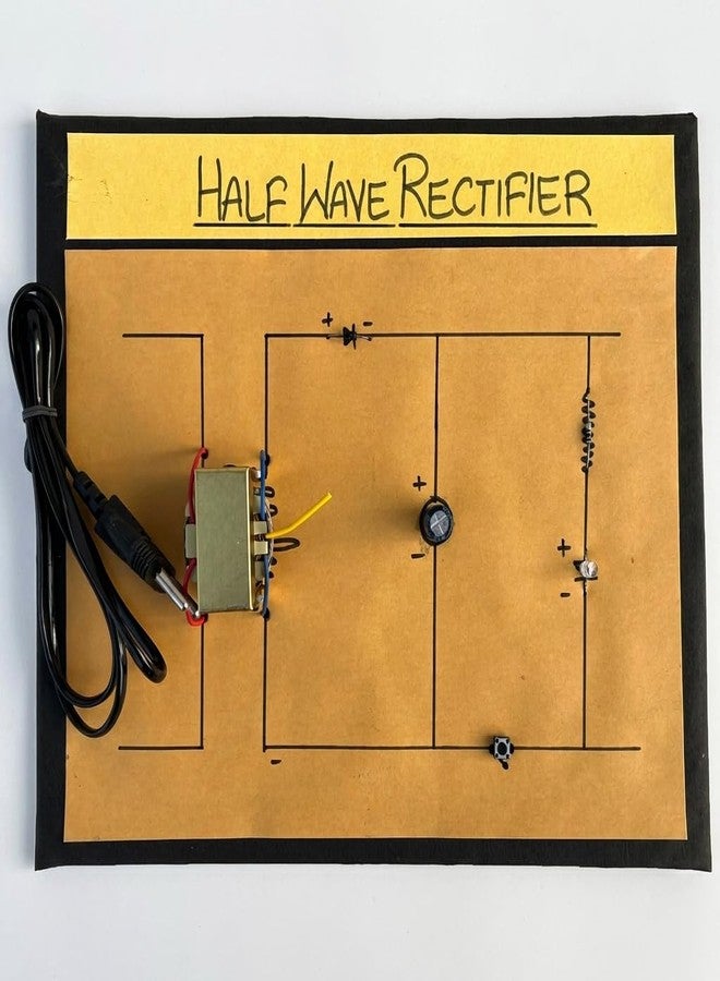 Komodo Craft Half Wave Rectifier Model | AC to DC Converter Science Project Kit | Working Electronics Model with Transformer | STEM Educational Kit for Students - Image 1
