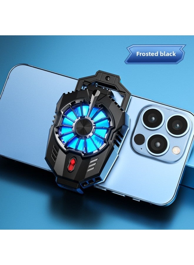 Back Clip Mobile Phone Semiconductor Radiator Refrigeration Cooling Artifact With Frozen Chicken Artifact-Color:Matte Black - Image 1