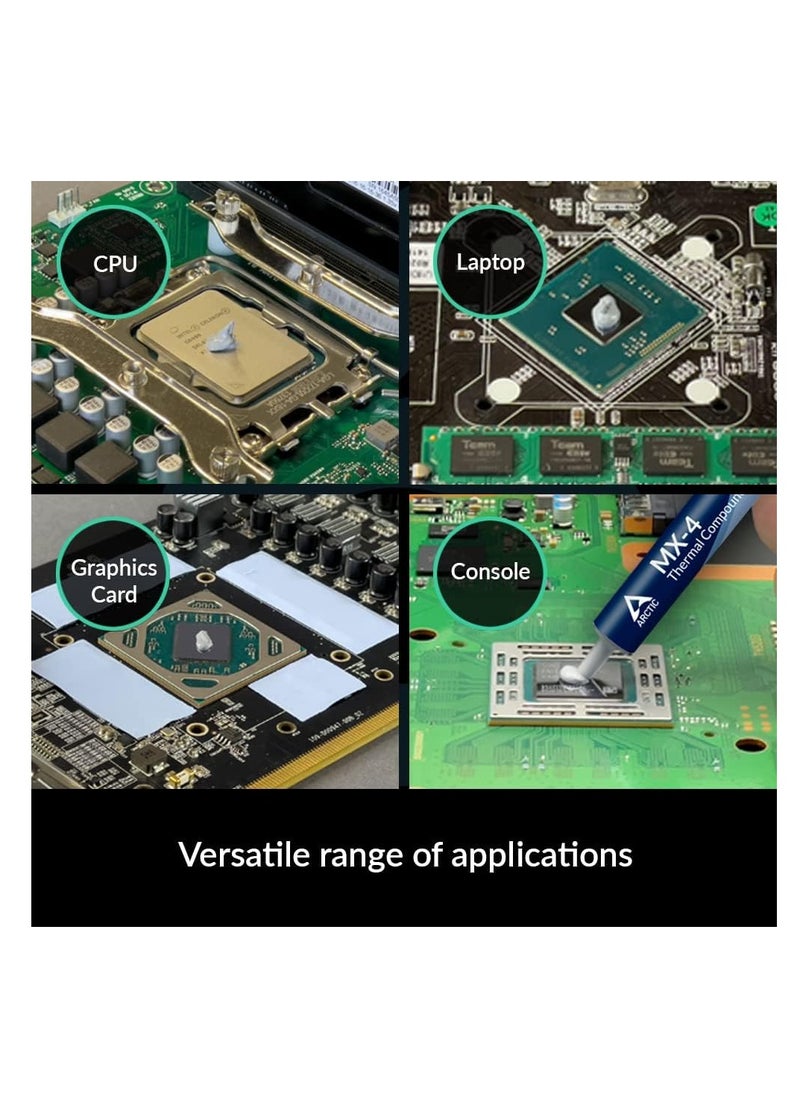 Cool Baby COOLBABY MX-4 (includes spatula, 4 g) - The Ultimate Performance Thermal Paste For CPUs Consoles Graphics Cards Laptops With Very High Thermal Conductivity Long-lasting Safe To Apply Non-Conductive  - Image 4