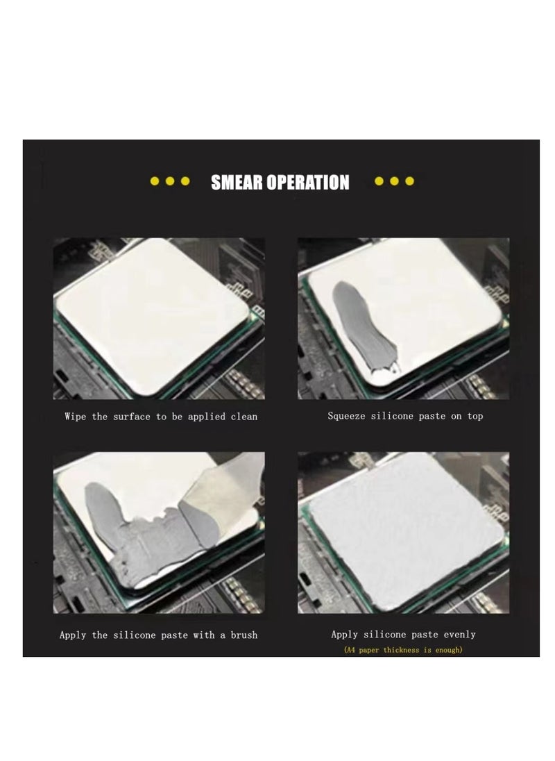 Cool Baby COOLBABY MX-4 (includes spatula, 4 g) - The Ultimate Performance Thermal Paste For CPUs Consoles Graphics Cards Laptops With Very High Thermal Conductivity Long-lasting Safe To Apply Non-Conductive  - Image 5