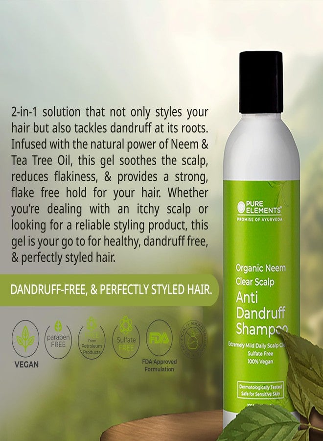 بيور إيلمنتس شامبو بيور إيليمنتس العضوي المضاد للقشرة، خالٍ من الكبريتات، بخلاصة النيم - Image 3