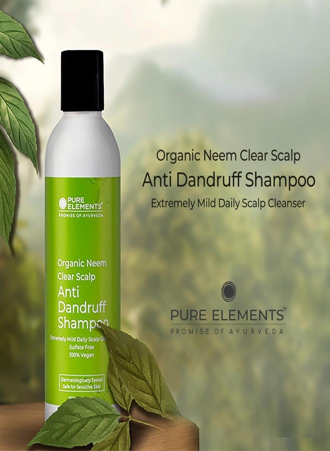 بيور إيلمنتس شامبو بيور إيليمنتس العضوي المضاد للقشرة، خالٍ من الكبريتات، بخلاصة النيم - Image 2