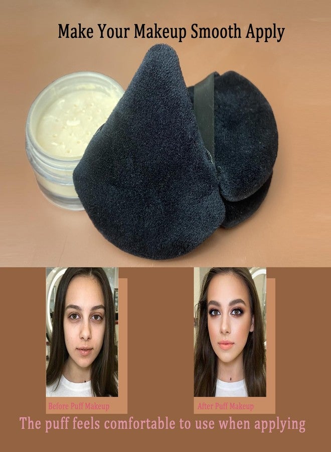 MHHPL 9 pcs Powder Puff Face Makeup Sponge:Powder Puff Face Triangle for Loose Powder Cosmetic Foundation makeup puff - Image 3