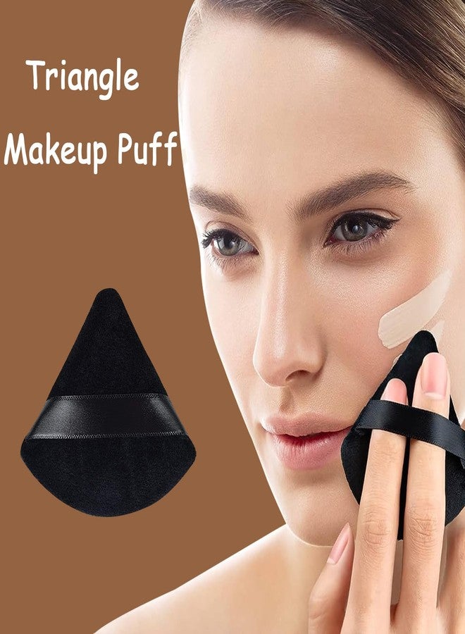 MHHPL 9 pcs Powder Puff Face Makeup Sponge:Powder Puff Face Triangle for Loose Powder Cosmetic Foundation makeup puff - Image 2
