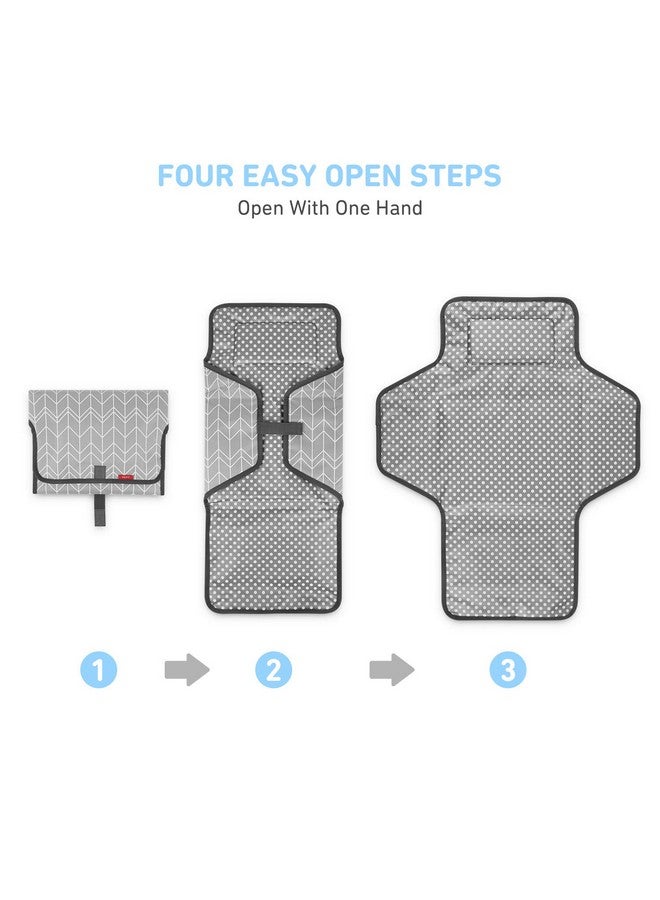 Babebay Portable Changing Pad For Baby;Travel Baby Changing Pads For Moms Dads;Waterproof Portable Changing Mat With Builtin Pillow;Excellent Baby Showerregistry Gifts - Image 4