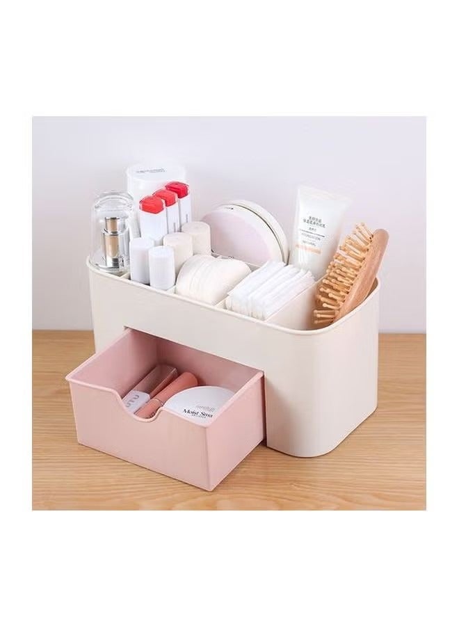أوريتي مربع تخزين مستحضرات التجميل أبيض/وردي - Image 3