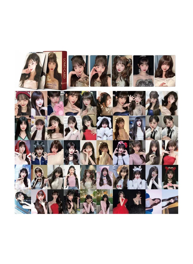 NIBEMINENT 55 قطعة كيبوب آيف - بطاقات لومو جانغ وونيونغ لهدايا مجموعة المعجبين - Image 1