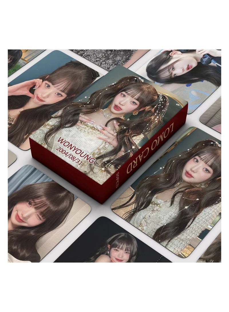 NIBEMINENT 55 قطعة كيبوب آيف - بطاقات لومو جانغ وونيونغ لهدايا مجموعة المعجبين - Image 2