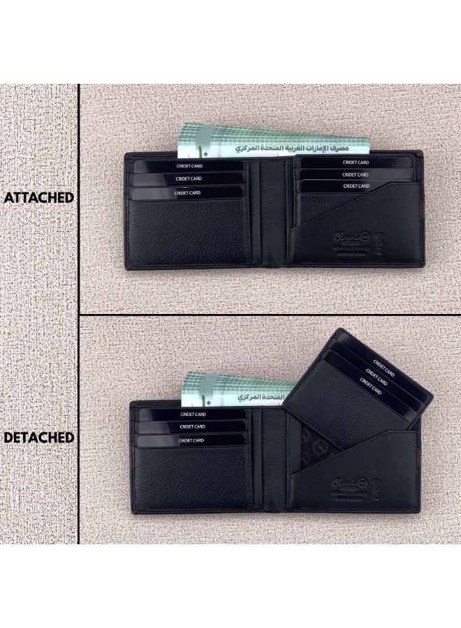 Classic Milano Genuine Leather Wallet for Men – Slim Bifold Men’s Wallet with RFID Blocking, Multiple Card Slots – Stylish Mens Purse Wallets Gift for Husband, Father - Image 2